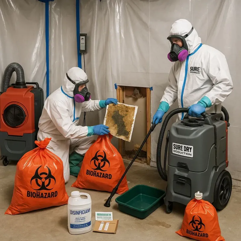 Contaminated Water Handling Protocols process in Cheney, KS